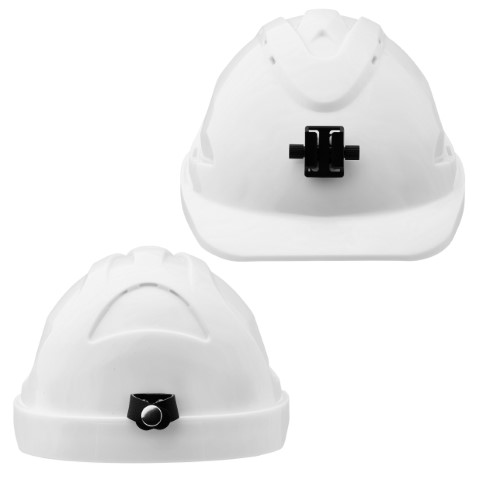 PROCHOICE V9 HARD HAT UNVENT LAMP BRACK RATCHET HARN - WHITE